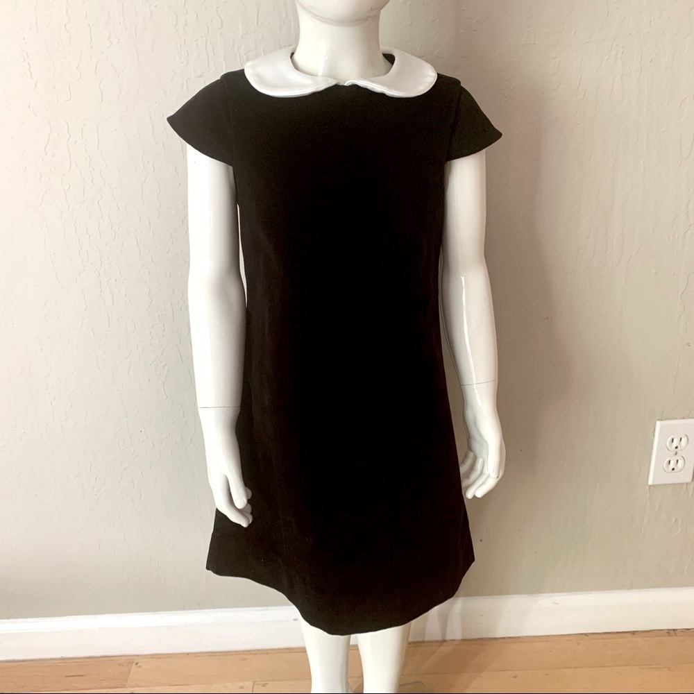 BUSY BEES Black Velvet Shift Dress Special Occasion Holiday Party Classic Size 5 - Picture 9 of 12